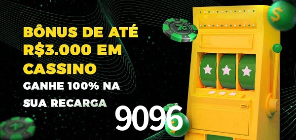 9096 melhor bônus de depósito